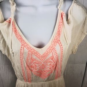 Cold Shoulder Flying Tomato Midi Dress Medium